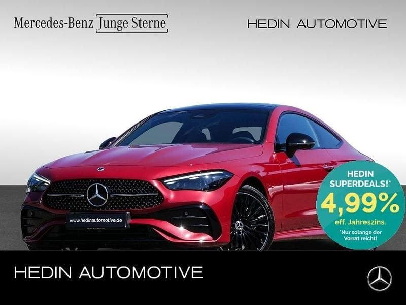 Rot Gebraucht 2023 Mercedes CLE220 AMG Coupé | 47.990 € (Superpreis) - Bild 1/4