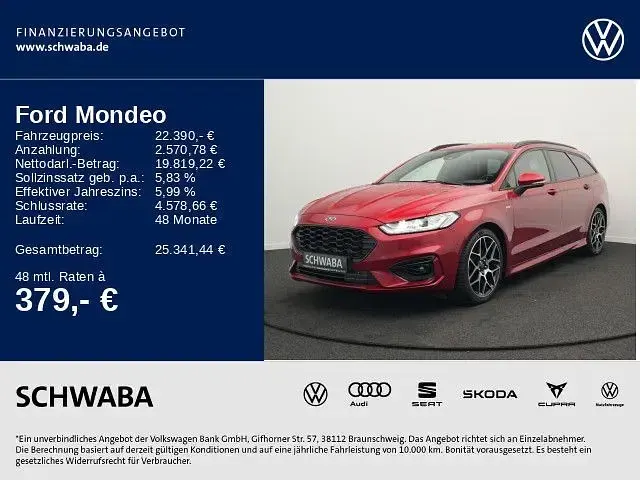 Gebraucht Ford Mondeo ST-Line 188 PS (138 kW) 2021 Rot Limousine