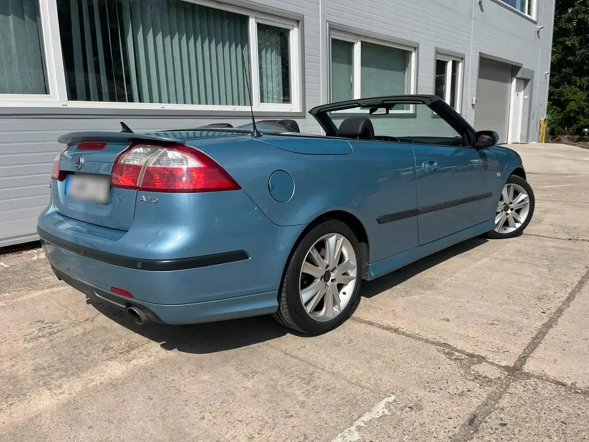 Gebraucht Saab 9-3 Cabriolet Aero 250 PS (183 kW) 2007 Blau Cabrio