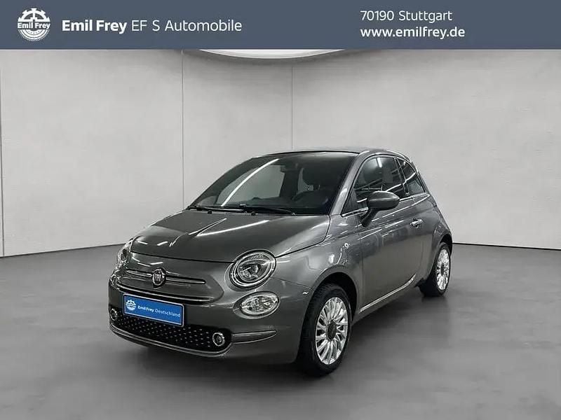 Business grau metallic Gebraucht 2019 Fiat 500C Lounge Cabrio | 9.890 € (Fairer Preis) - Bild 1/4