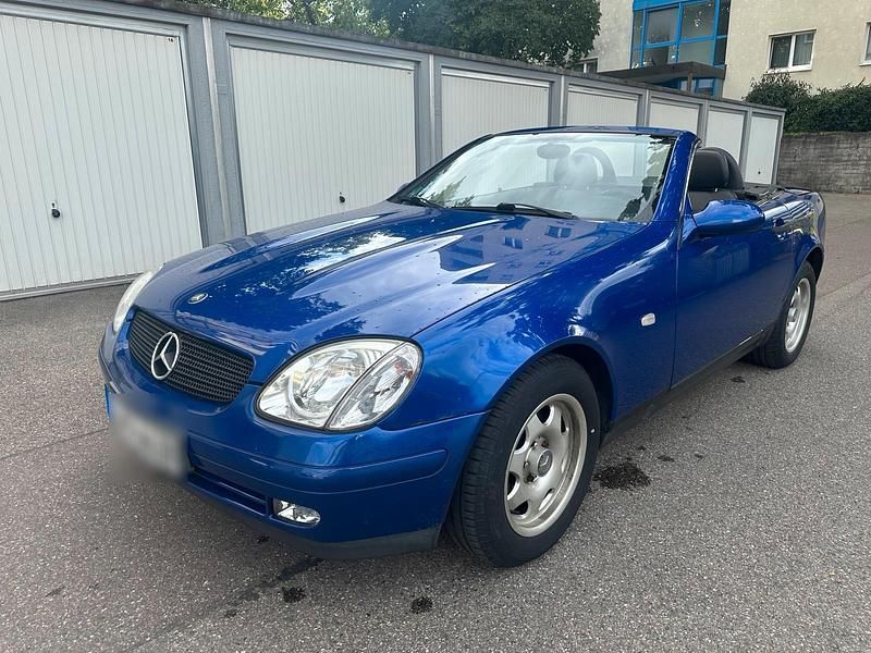 Gebraucht Mercedes SLK200 136 PS (100 kW) 1997 Blau Cabrio