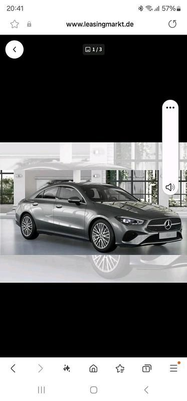 Grau Gebraucht 2018 Mercedes CLA180 Limousine | 19.000 € - Bild 1/4