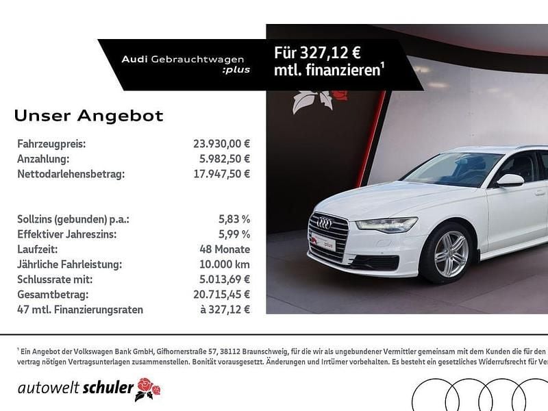 Weiß Gebraucht 2018 Audi A6 Sport Kombi | 23.930 € (Superpreis) - Bild 1/4