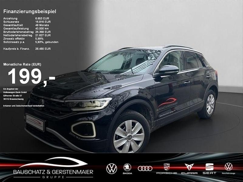 Schwarz Gebraucht 2025 VW T-Roc Goal SUV | 28.480 € (Fairer Preis) - Bild 1/4