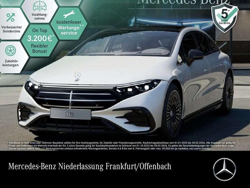 Weiß Gebraucht 2025 Mercedes EQS450+ Premium Plus Limousine | 89.990 € - Bild 1/3