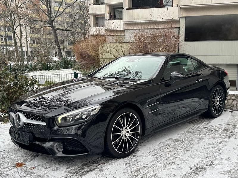 Gebraucht Mercedes SL400 AMG line 367 PS (269 kW) 2016 Obsidianschwarz Cabrio