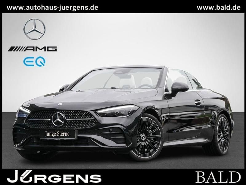 Schwarz obsidianschwarz metall Gebraucht 2024 Mercedes CLE220 AMG Cabrio | 54.840 € - Bild 1/4