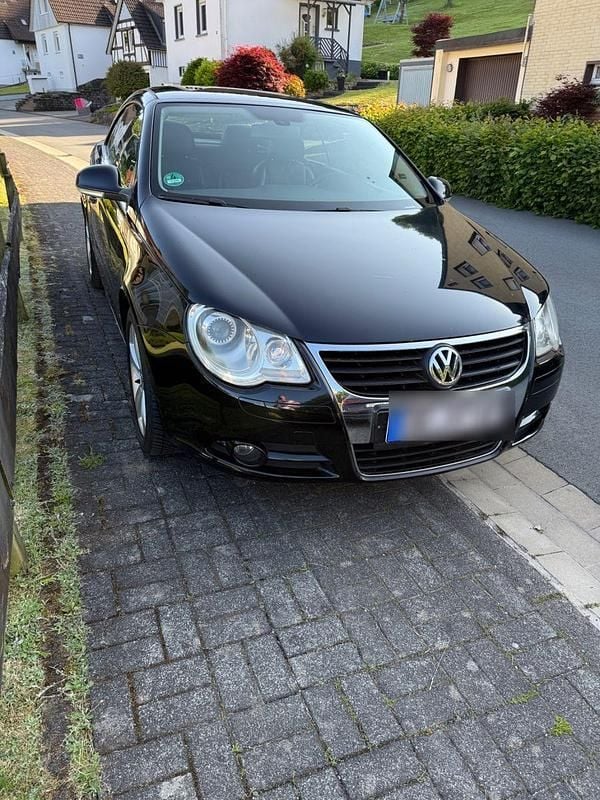 Schwarz Gebraucht 2006 VW Eos Cabrio | 1.850 € (Superpreis) - Bild 1/4