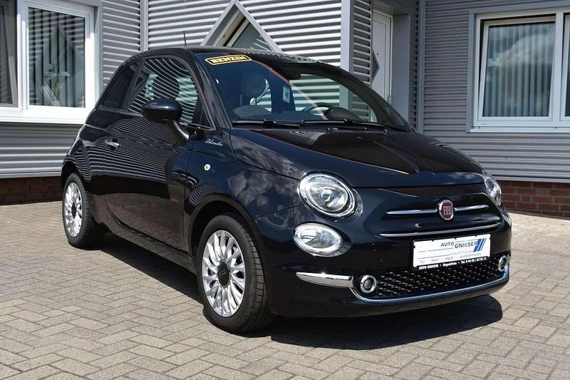 Schwarz metallic Gebraucht 2021 Fiat 500 Dolcevita Kleinwagen | 14.900 € (Teuer) - Bild 1/4