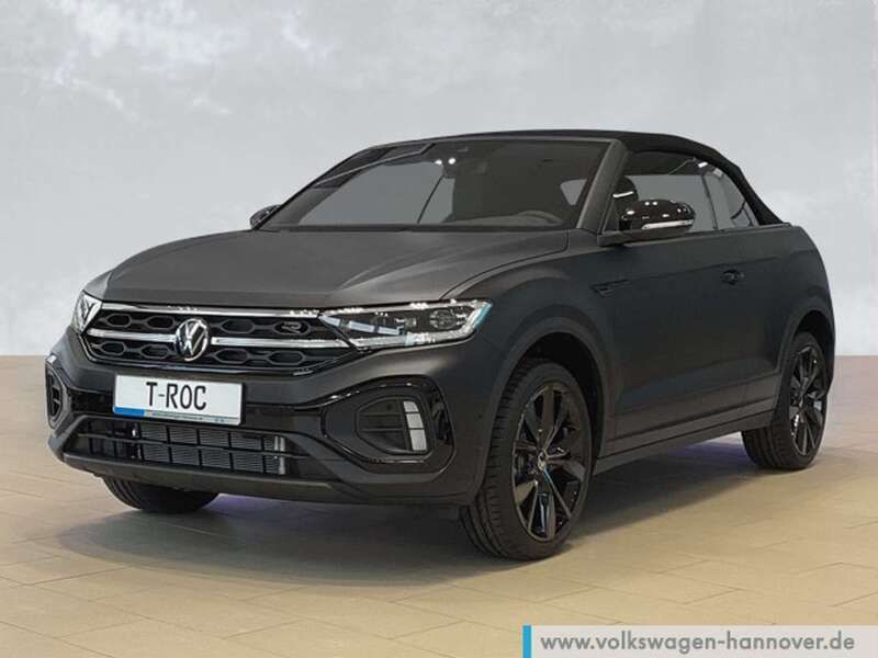 Deep black matt schwarz Gebraucht 2024 VW T-Roc Cabriolet Edition Cabrio | 39.990 € (Teuer) - Bild 1/4