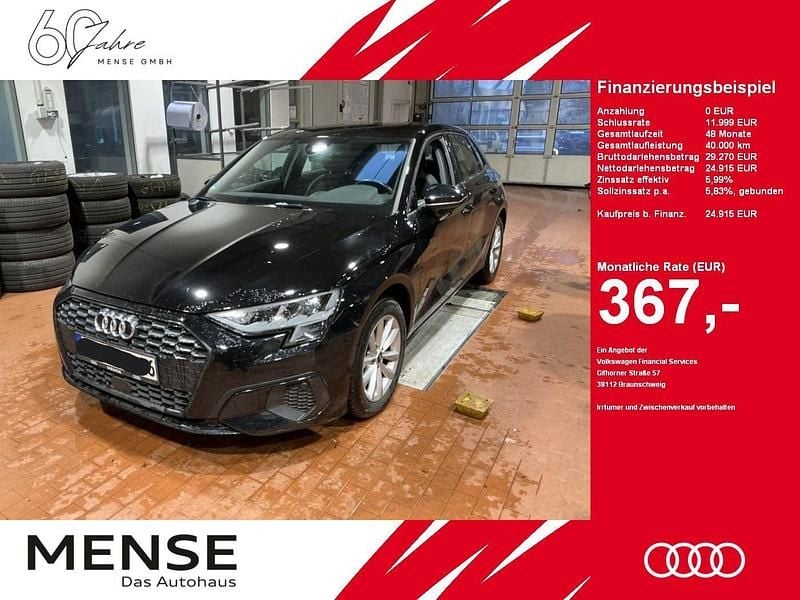 Gebraucht Audi A3 Basis 150 PS (110 kW) 2022 Schwarz Limousine