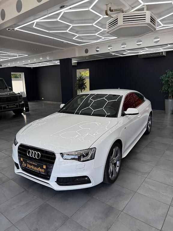 Weiß Gebraucht 2013 Audi A5 Sportback S-line plus Limousine | 13.999 € (Fairer Preis) - Bild 1/4