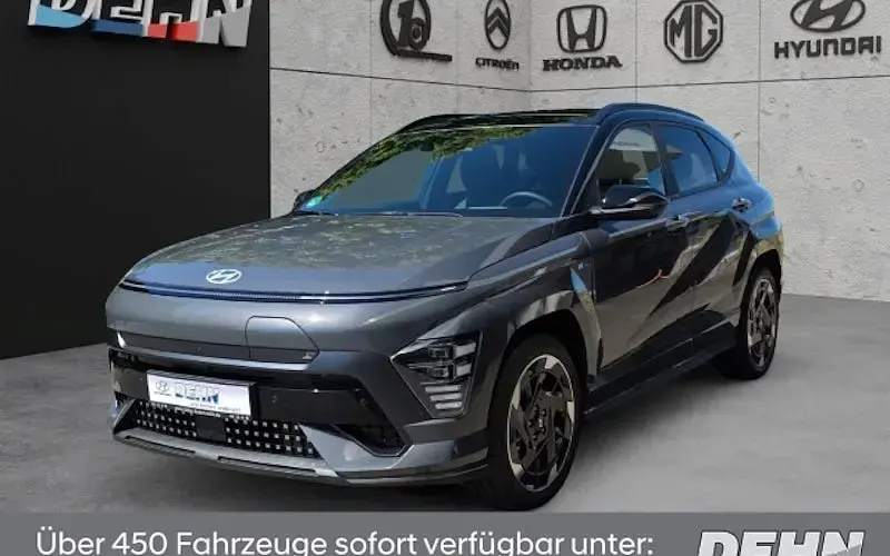 Gebraucht Hyundai Kona N Line 150 kW (204 PS) 2025 Ecotronic grey/abyss black SUV