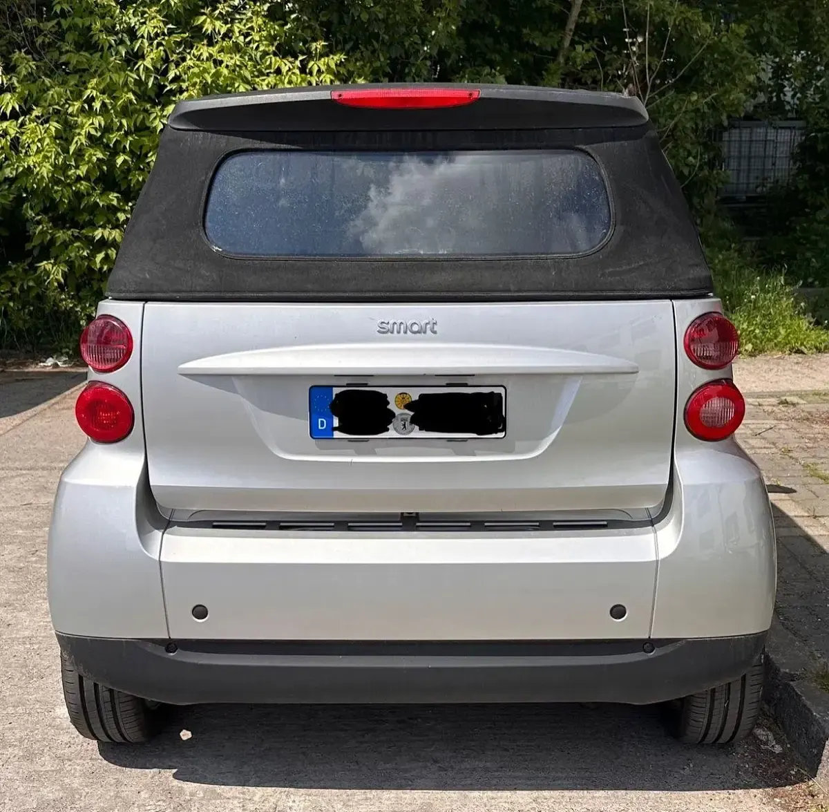 Gebraucht Smart ForTwo Cabrio Passion 71 PS (52 kW) 2008 Silber Cabrio