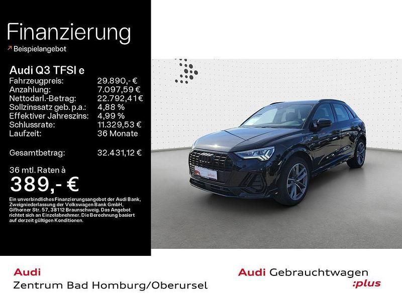Schwarz Gebraucht 2021 Audi Q3 S-Line SUV | 29.890 € (Etwas zu teuer) - Bild 1/4