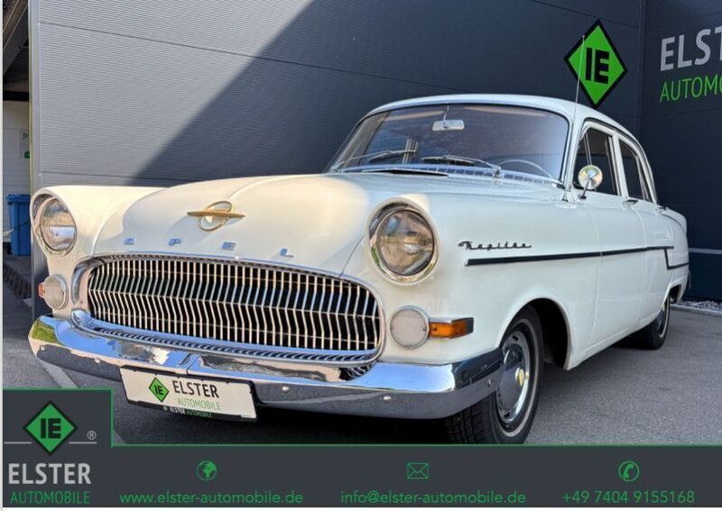 Weiß Gebraucht 1956 Opel Kapitän Limousine | 18.856 € - Bild 1/4