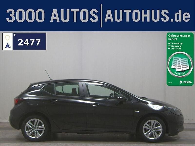 Onyx schwarz Gebraucht 2021 Opel Astra Edition Limousine | 11.980 € (Superpreis) - Bild 1/4