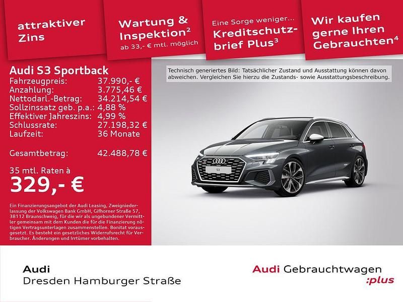 Individuallackierungen audi exclusive Gebraucht 2022 Audi S3 Ambiente Limousine | 37.990 € (Fairer Preis) - Bild 1/3