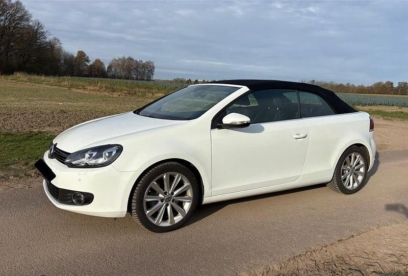 Weiß Gebraucht 2011 VW Golf Cabriolet Cabrio | 7.500 € (Fairer Preis) - Bild 1/4