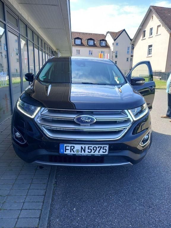Schwarz Gebraucht 2017 Ford Edge Titanium SUV | 16.990 € (Fairer Preis) - Bild 1/4