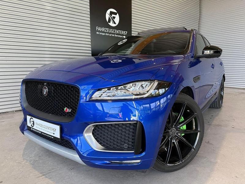 Blau Gebraucht 2018 Jaguar F-Pace S SUV | 33.500 € (Guter Preis) - Bild 1/4