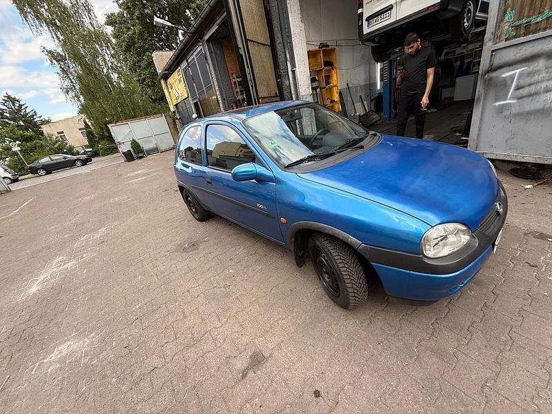 Blau Gebraucht 1999 Opel Corsa Kleinwagen | 600 € - Bild 1/4