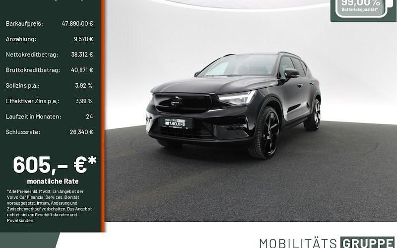 Gebraucht Volvo EX40 Plus 300 kW (408 PS) 2024 Onyx schwarz SUV