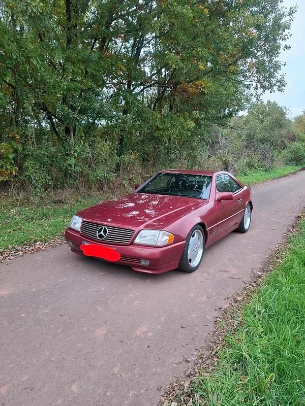 Rot Gebraucht 1995 Mercedes SL320 Cabrio | 29.999 € - Bild 1/4