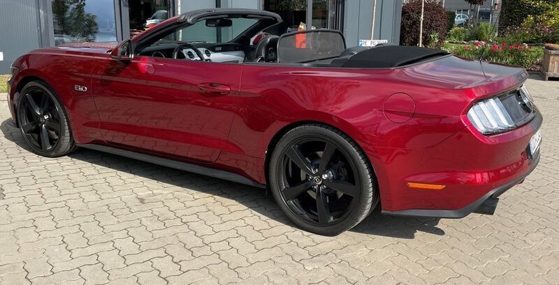 Rot Gebraucht 2016 Ford Mustang GT Cabrio | 36.800 € (Guter Preis) - Bild 1/4