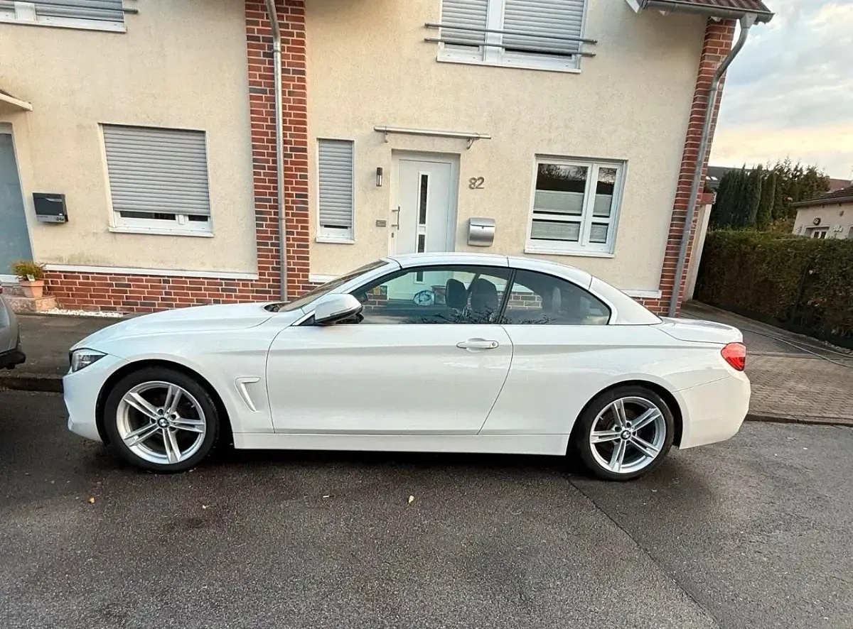 Gebraucht BMW 420 Cabriolet Sport Line 184 PS (135 kW) 2019 Weiß Cabrio