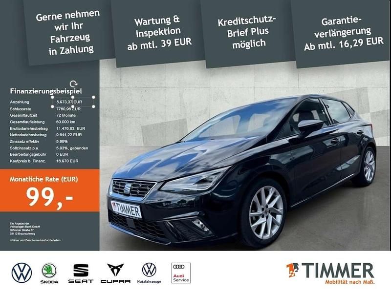 Schwarz Gebraucht 2024 Seat Ibiza FR Kleinwagen | 17.430 € (Guter Preis) - Bild 1/4