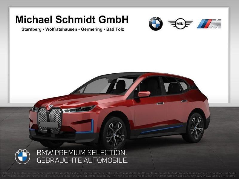 Aventurinrot (metallic) Gebraucht 2022 BMW iX Sport Line SUV | 43.990 € (Fairer Preis) - Bild 1/4