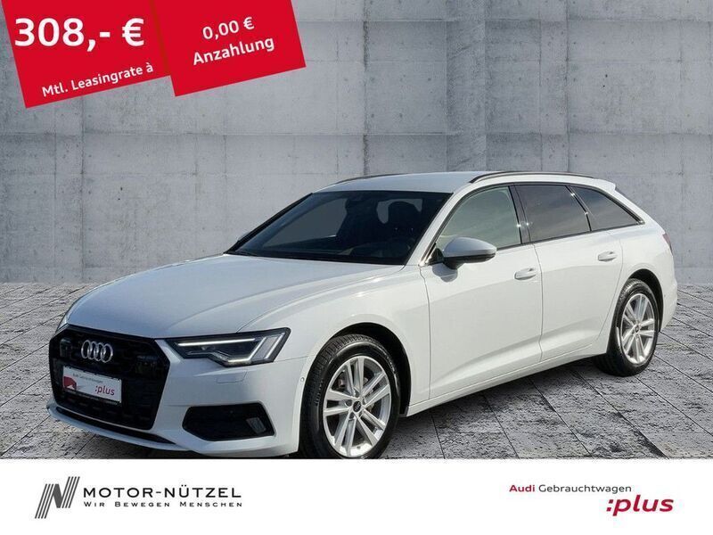 Gletscherweiß metallic Gebraucht 2024 Audi A6 Advanced Plus Kombi | 44.870 € (Fairer Preis) - Bild 1/4