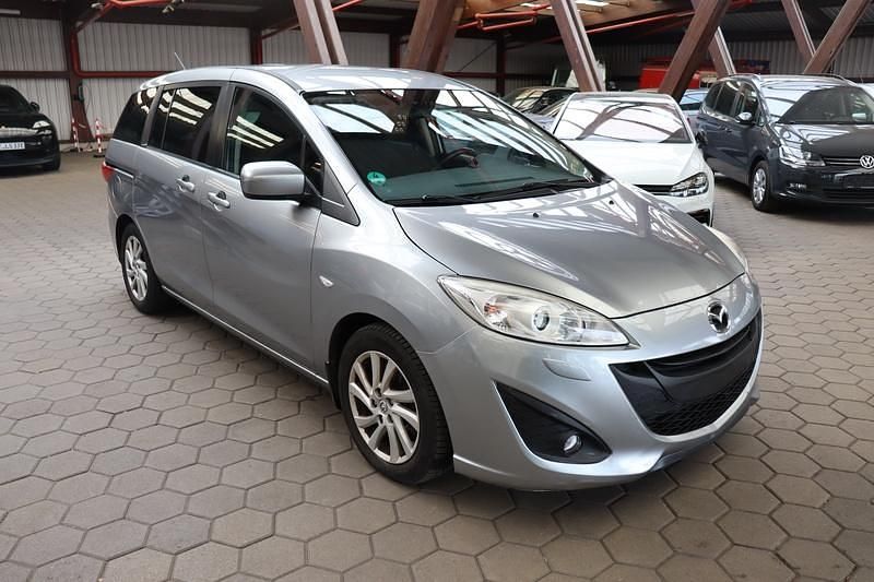 Gebraucht Mazda 5 Center-Line 116 PS (85 kW) 2011 Silber Van / Kleinbus