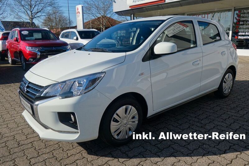 Weiß Gebraucht 2022 Mitsubishi Space Star Select Kleinwagen | 14.120 € (Teuer) - Bild 1/4