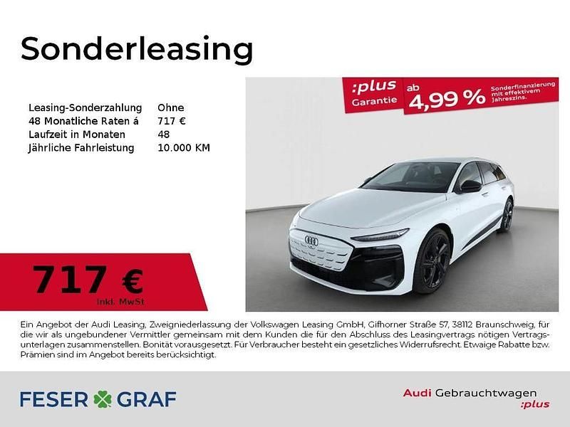 Gletscherweiß metallic Gebraucht 2025 Audi A6 e-tron Performance Kombi | 74.990 € (Guter Preis) - Bild 1/4