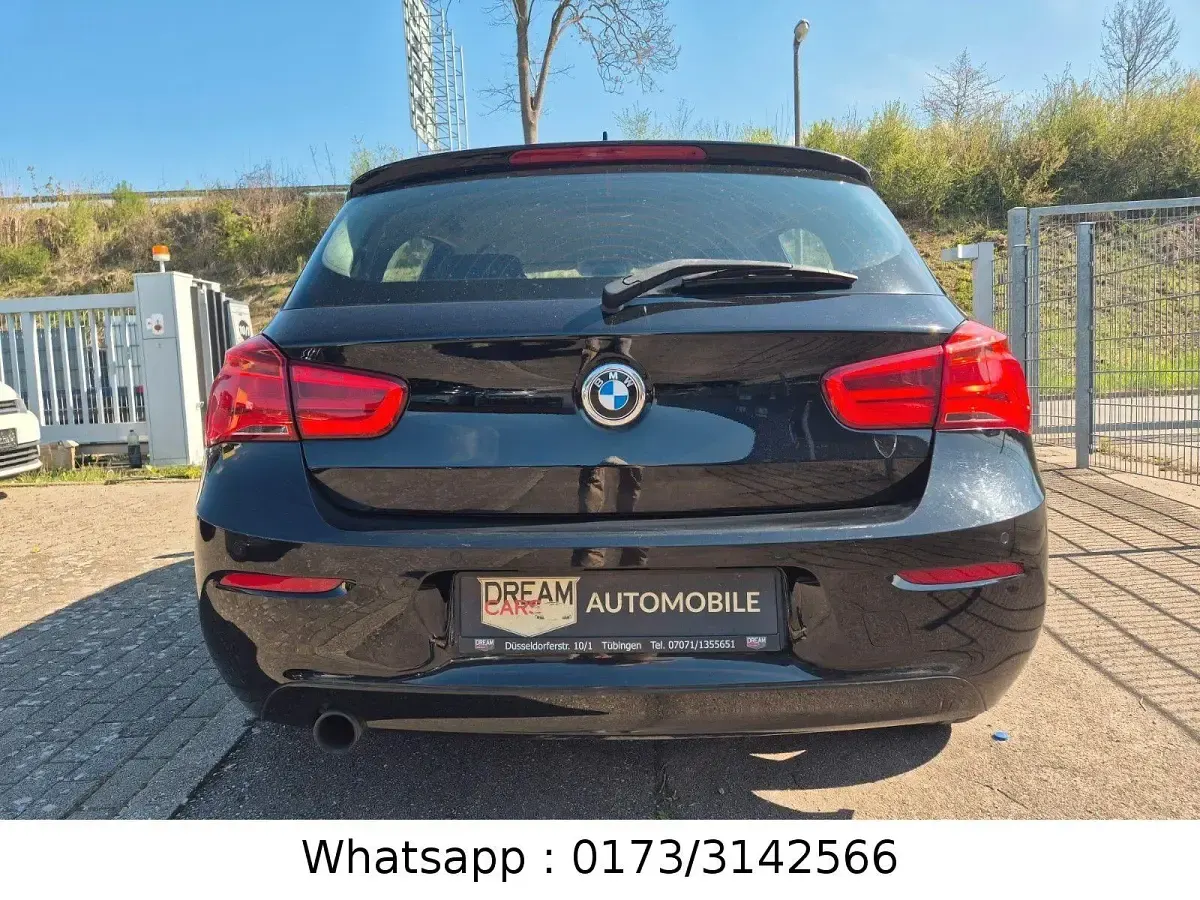 Gebraucht BMW 116 Advantage 109 PS (80 kW) 2016 Schwarz Kleinwagen