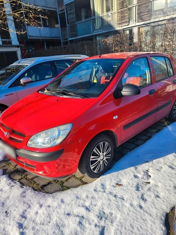 Gebraucht Hyundai Getz 67 PS (49 kW) 2008 Rot Kleinwagen