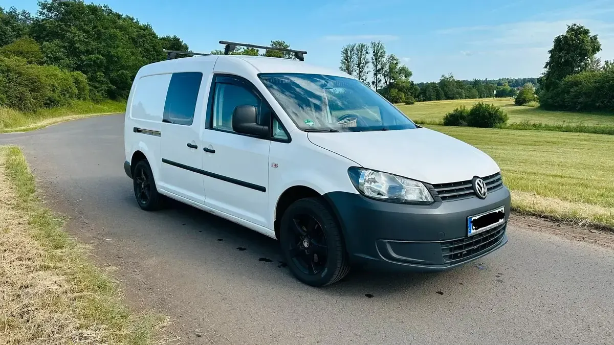 Gebraucht VW Caddy 102 PS (75 kW) 2012 Weiß Van / Kleinbus