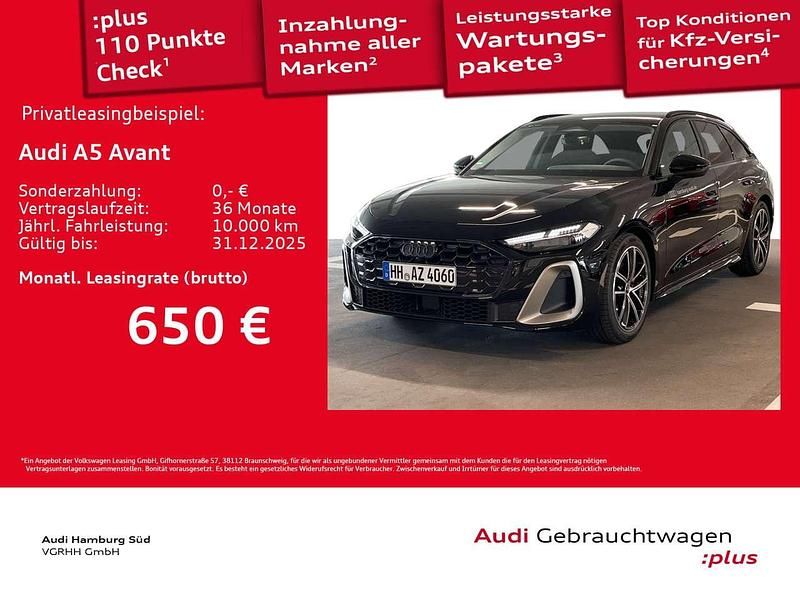 Mythosschwarz metallic Gebraucht 2025 Audi A5 Comfort Coupé | 54.960 € (Fairer Preis) - Bild 1/3