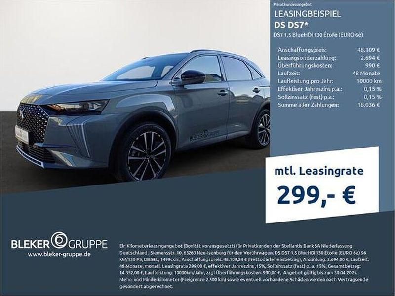 Seidengrau Gebraucht 2025 DS Automobiles DS7 Crossback SUV | 42.890 € - Bild 1/3