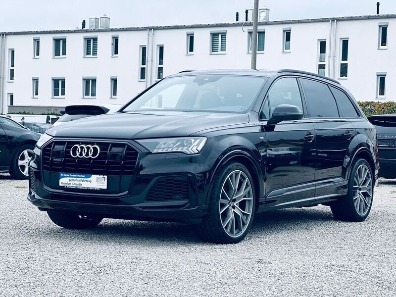 Schwarz Gebraucht 2019 Audi Q7 S-Line SUV | 39.950 € (Teuer) - Bild 1/4