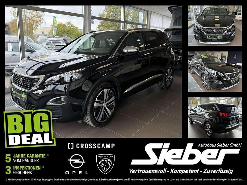 Lackierung schwarz perla nera/ Gebraucht 2019 Peugeot 5008 GT Van / Kleinbus | 23.990 € (Fairer Preis) - Bild 1/4