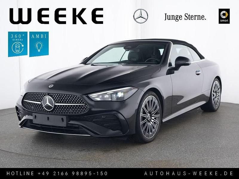 Schwarz Gebraucht 2024 Mercedes CLE300 AMG Line Premium Plus Cabrio | 61.980 € (Guter Preis) - Bild 1/4