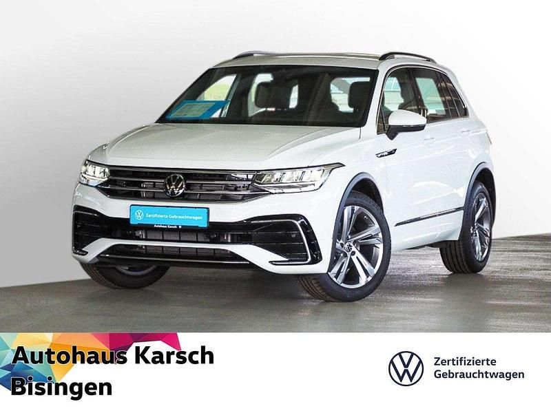 Pure white Gebraucht 2024 VW Tiguan R-line SUV | 39.445 € (Fairer Preis) - Bild 1/3