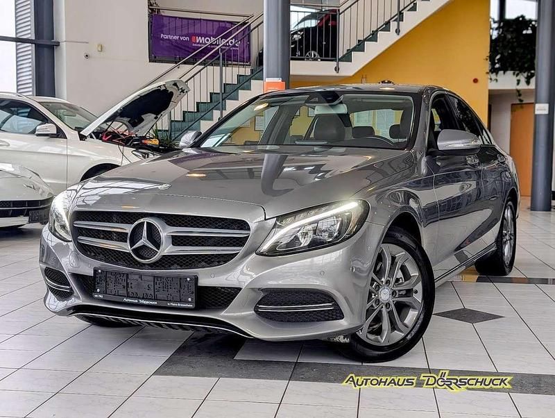 Silber Gebraucht 2015 Mercedes C220 Avantgarde Limousine | 15.490 € (Guter Preis) - Bild 1/4