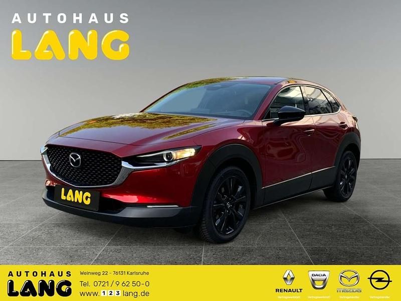 Soul red crystal m (metallic) Gebraucht 2024 Mazda CX-30 Homura-Line SUV | 26.990 € (Fairer Preis) - Bild 1/4