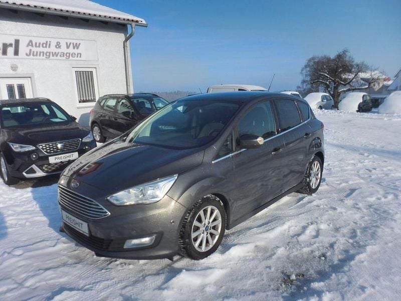 Grau Gebraucht 2015 Ford C-MAX Titanium Van / Kleinbus | 6.800 € (Guter Preis) - Bild 1/4