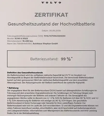 Gebraucht Volvo XC90 Ultra 455 PS (334 kW) 2024 Schwarz SUV