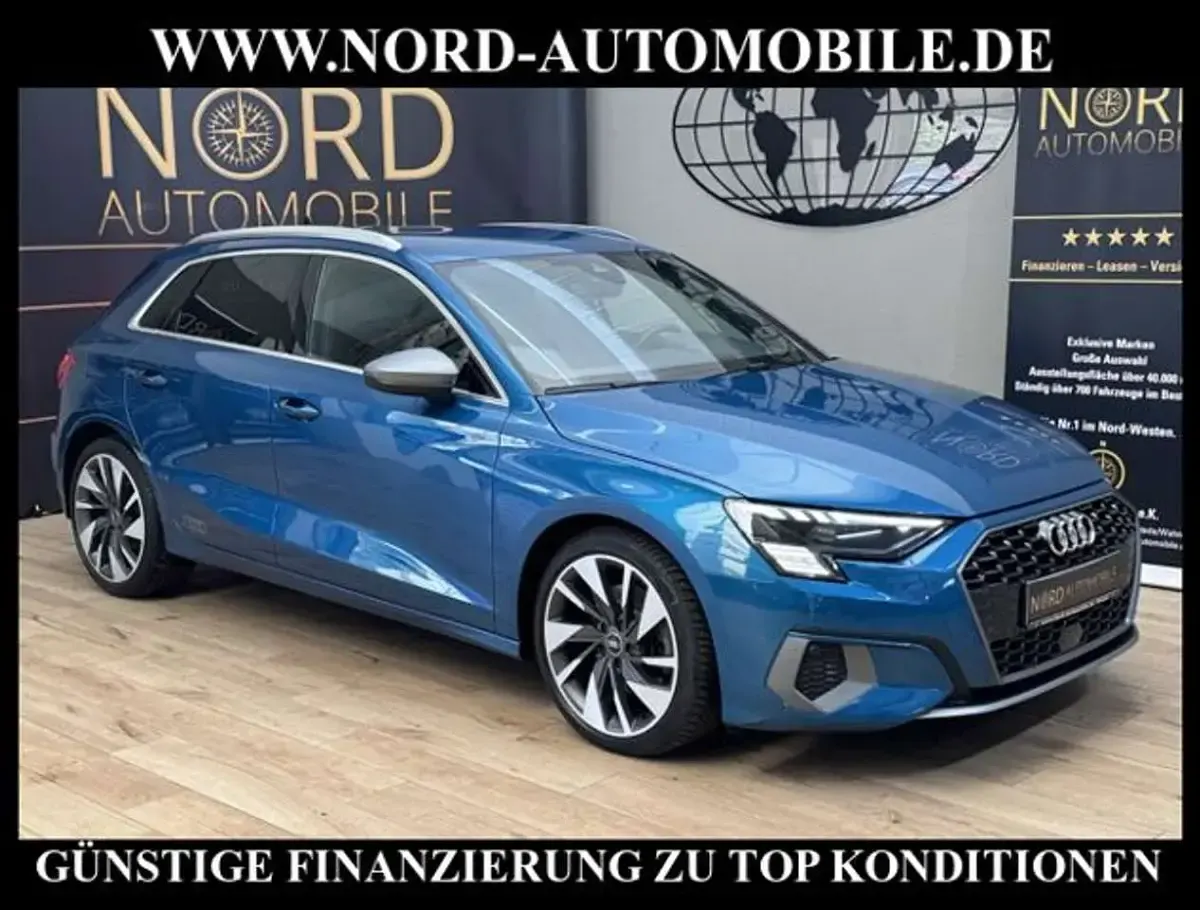 Używany Audi A3 Edition .1 116 KM (85 kW) 2021 Niebieski Sedan/Limuzyna